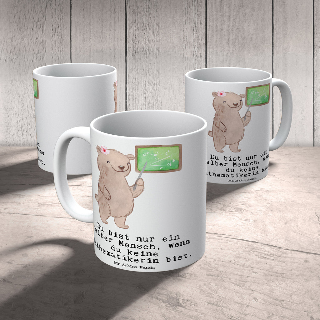 Tasse Mathematikerin mit Herz Mathematikerin, Mathematik Studium, Studentin Mathe, Bachelor, Master,  Becher, Kaffeetasse, Kaffeebecher, Tee, Frühstück, Büro  Beruf, Ausbildung, Jubiläum, Abschied, Rente, Kollege, Kollegin, Geschenk, Schenken, Arbeitskollege, Mitarbeiter, Firma, Danke, Dankeschön