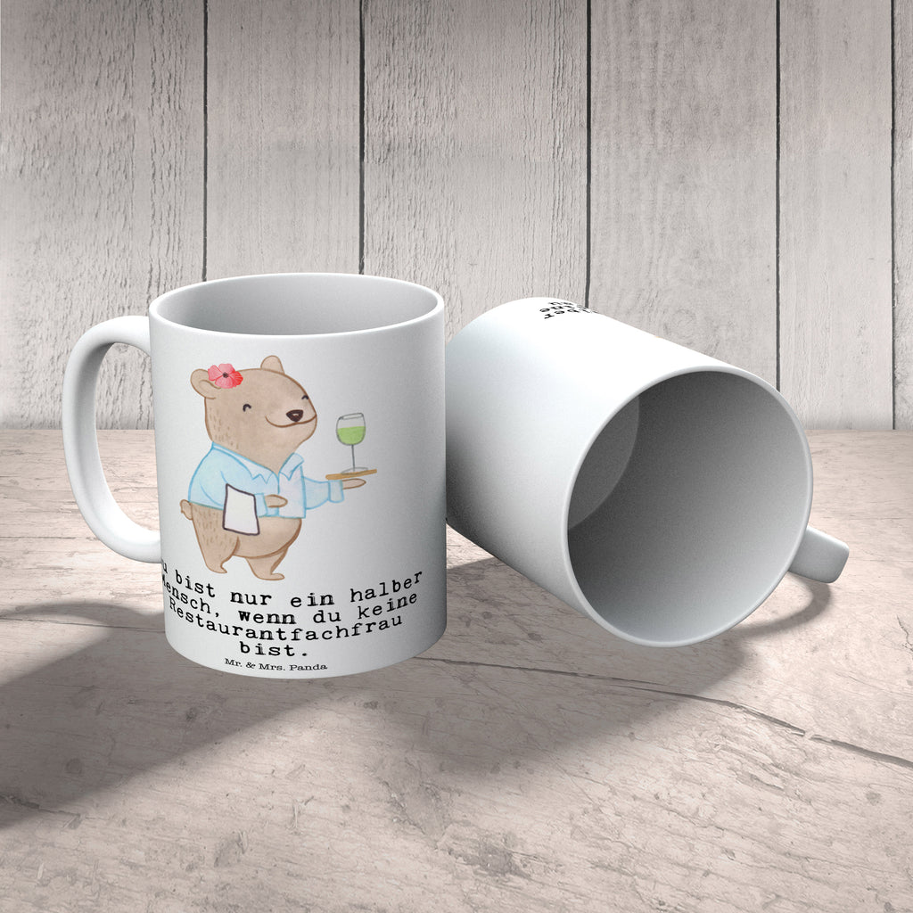 Tasse Restaurantfachfrau mit Herz