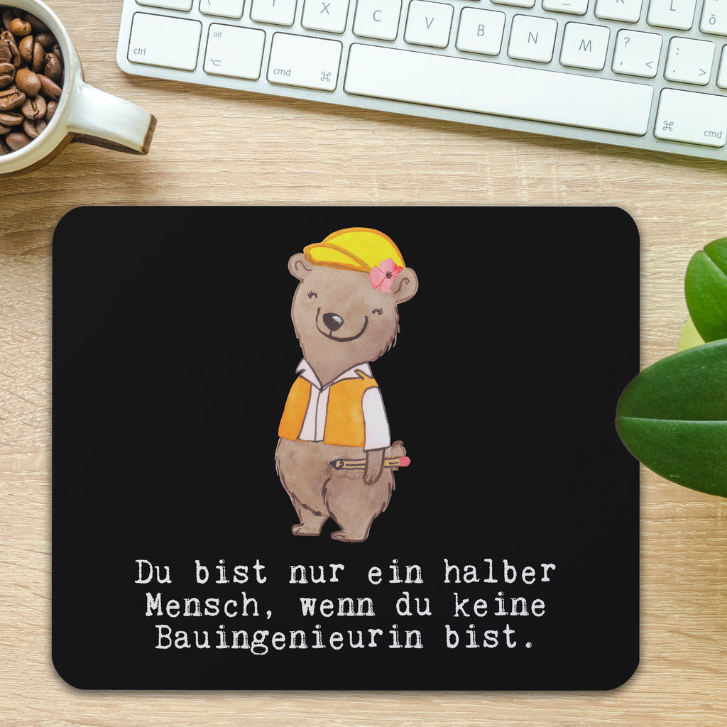 Mauspad Bauingenieurin mit Herz Mousepad, Computer zubehör, Büroausstattung, PC Zubehör, Arbeitszimmer, Mauspad, Einzigartiges Mauspad, Designer Mauspad, Beruf, Ausbildung, Jubiläum, Abschied, Rente, Kollege, Kollegin, Geschenk, Schenken, Arbeitskollege, Mitarbeiter, Firma, Danke, Dankeschön, Bauingenieurin, Statikerin, Ingeniuerin, Baustelle, Studium