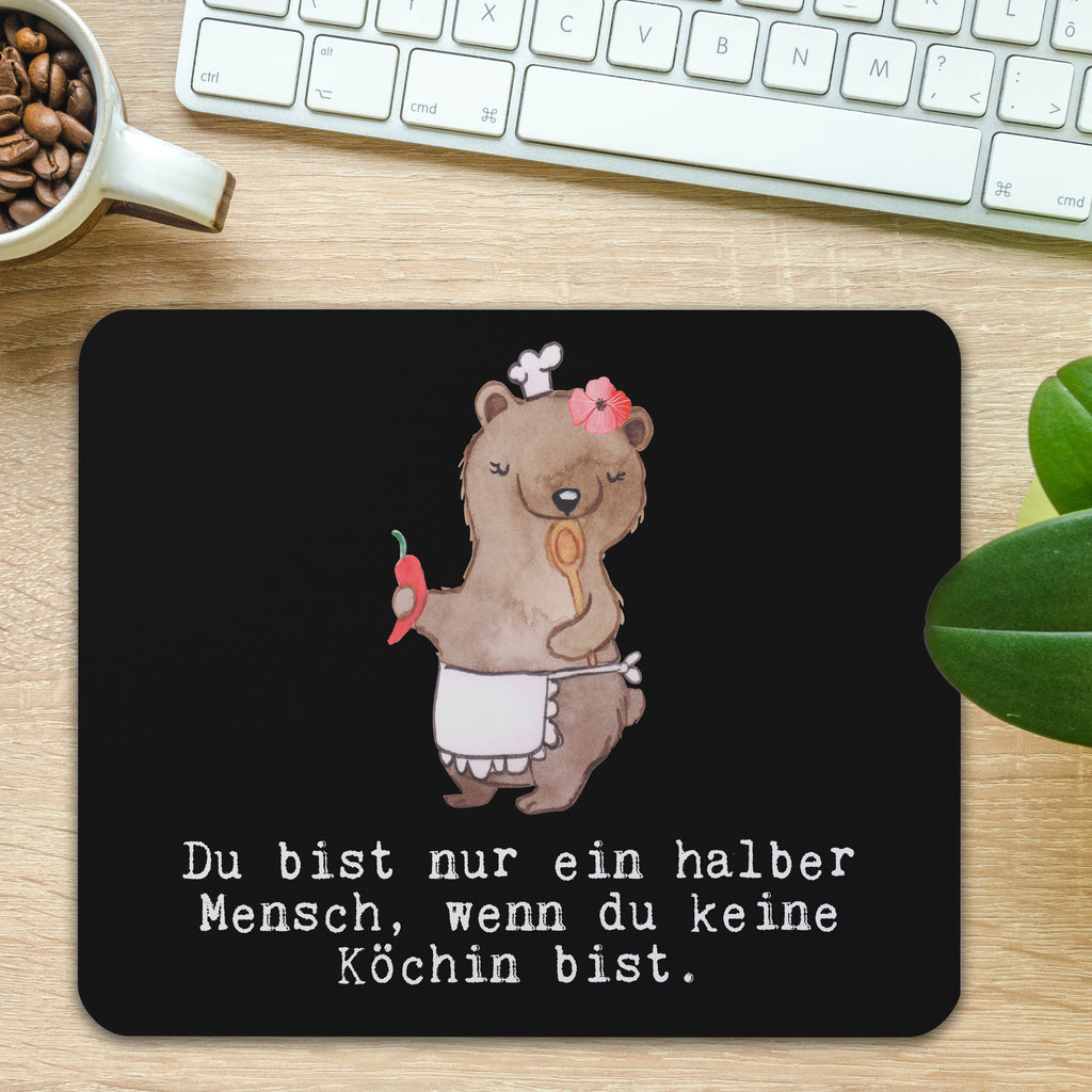 Mauspad Köchin mit Herz Mousepad, Computer zubehör, Büroausstattung, PC Zubehör, Arbeitszimmer, Mauspad, Einzigartiges Mauspad, Designer Mauspad, Beruf, Ausbildung, Jubiläum, Abschied, Rente, Kollege, Kollegin, Geschenk, Schenken, Arbeitskollege, Mitarbeiter, Firma, Danke, Dankeschön, Köchin, Chefköchin, Küchenchefin, Küchenmeisterin, Schiffsköchin, Sterneköchin, Fernsehköchin, Restaurant