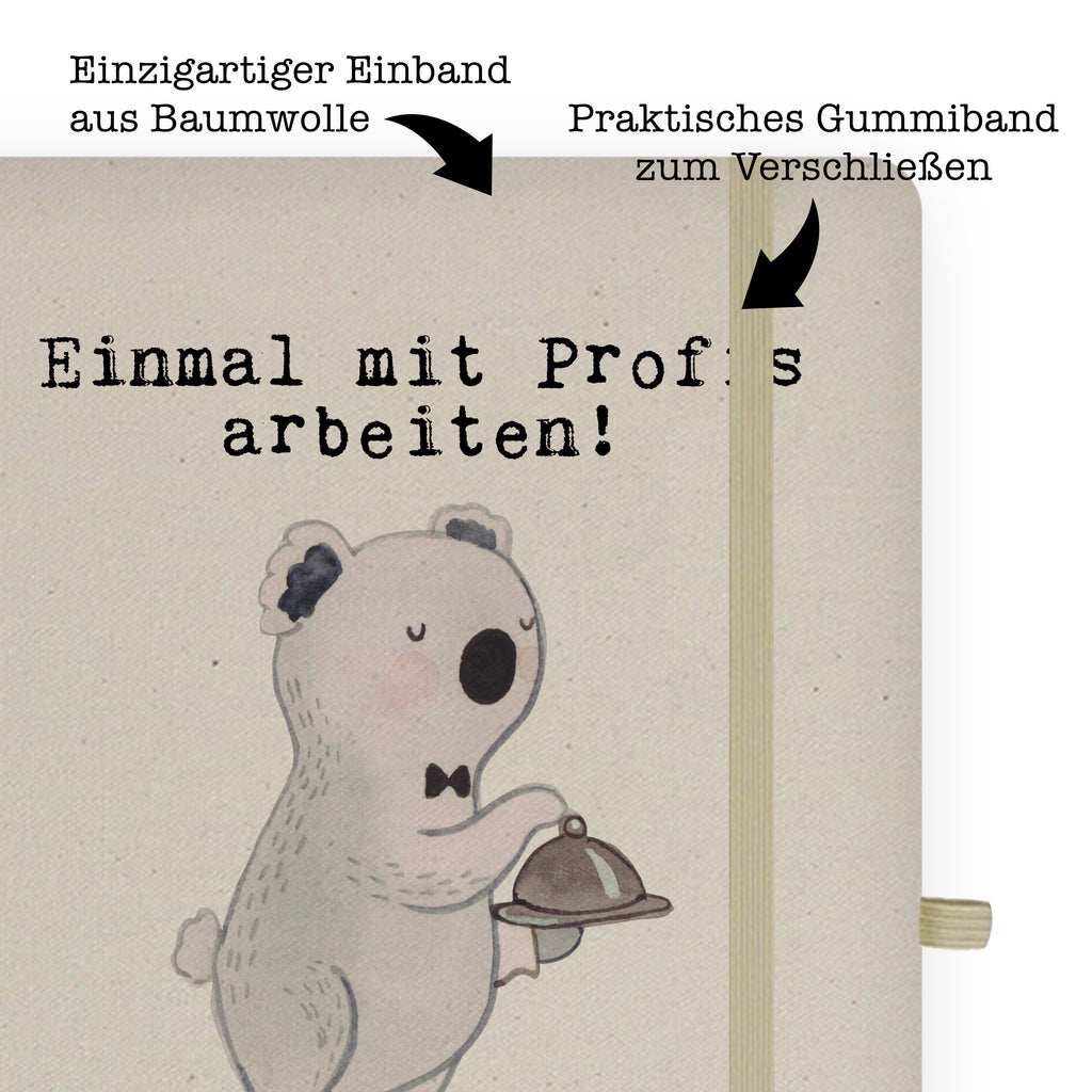 DIN A5 Baumwoll Notizbuch Kellner aus Leidenschaft Notizen, Eintragebuch, Tagebuch, Notizblock, Adressbuch, Journal, Kladde, Skizzenbuch, Notizheft, Schreibbuch, Schreibheft, Beruf, Ausbildung, Jubiläum, Abschied, Rente, Kollege, Kollegin, Geschenk, Schenken, Arbeitskollege, Mitarbeiter, Firma, Danke, Dankeschön, Kellner, Servicekraft, Restaurant, Ober