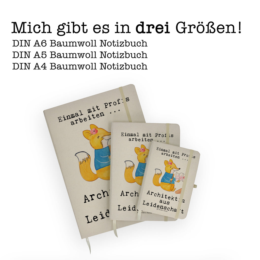 DIN A5 Baumwoll Notizbuch Architektin aus Leidenschaft Notizen, Eintragebuch, Tagebuch, Notizblock, Adressbuch, Journal, Kladde, Skizzenbuch, Notizheft, Schreibbuch, Schreibheft, Beruf, Ausbildung, Jubiläum, Abschied, Rente, Kollege, Kollegin, Geschenk, Schenken, Arbeitskollege, Mitarbeiter, Firma, Danke, Dankeschön, Architektin, Innenarchitektin, Architekturbüro