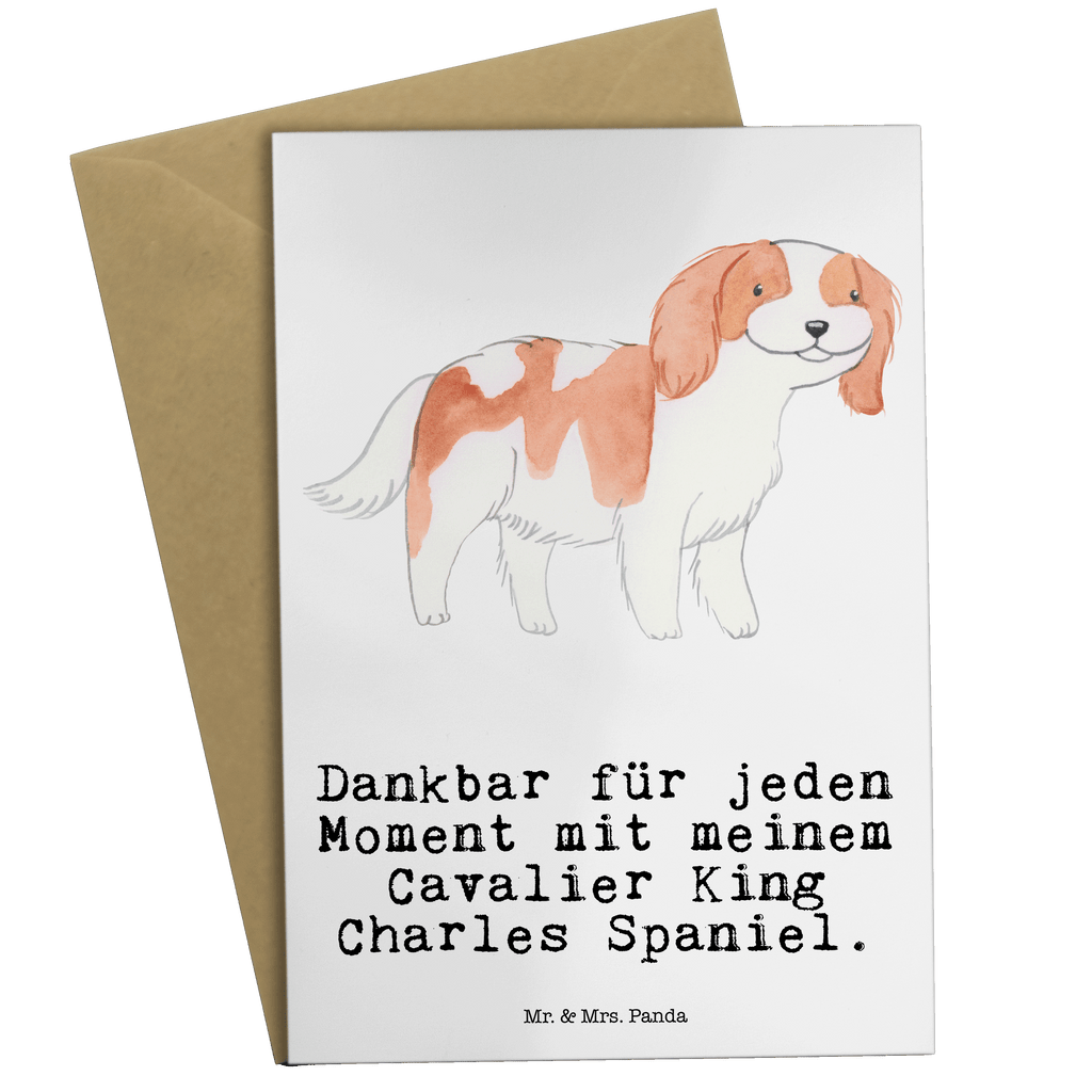 Grußkarte Cavalier King Charles Spaniel Moment Klappkarte, Einladungskarte, Glückwunschkarte, Hochzeitskarte, Geburtstagskarte, Karte, Hund, Hunderasse, Rassehund, Hundebesitzer, Geschenk, Tierfreund, Schenken, Welpe, Cavalier King Charles Spaniel