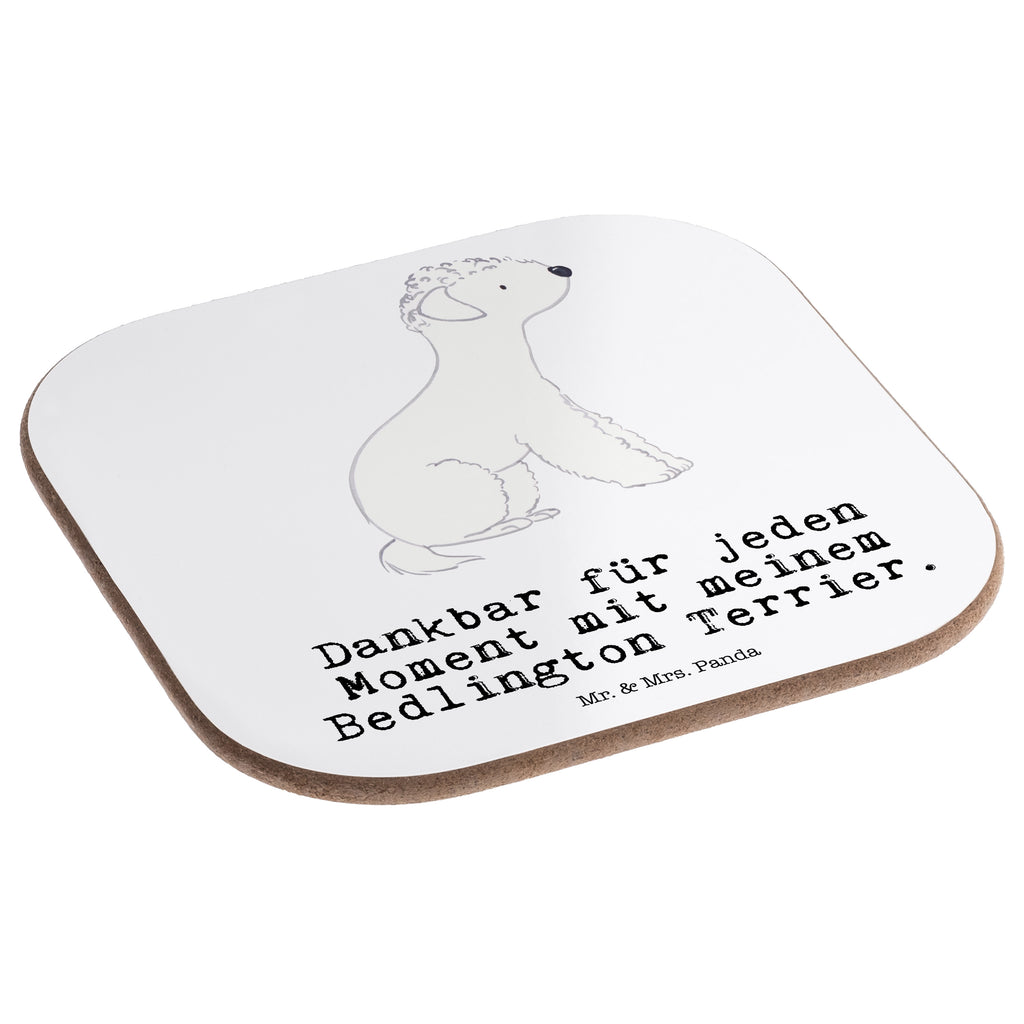 Quadratische Untersetzer Bedlington Terrier Moment Bierdeckel, Glasuntersetzer, Untersetzer Gläser, Getränkeuntersetzer, Hund, Hunderasse, Rassehund, Hundebesitzer, Geschenk, Tierfreund, Schenken, Welpe, Bedlington Terrier, Terrier