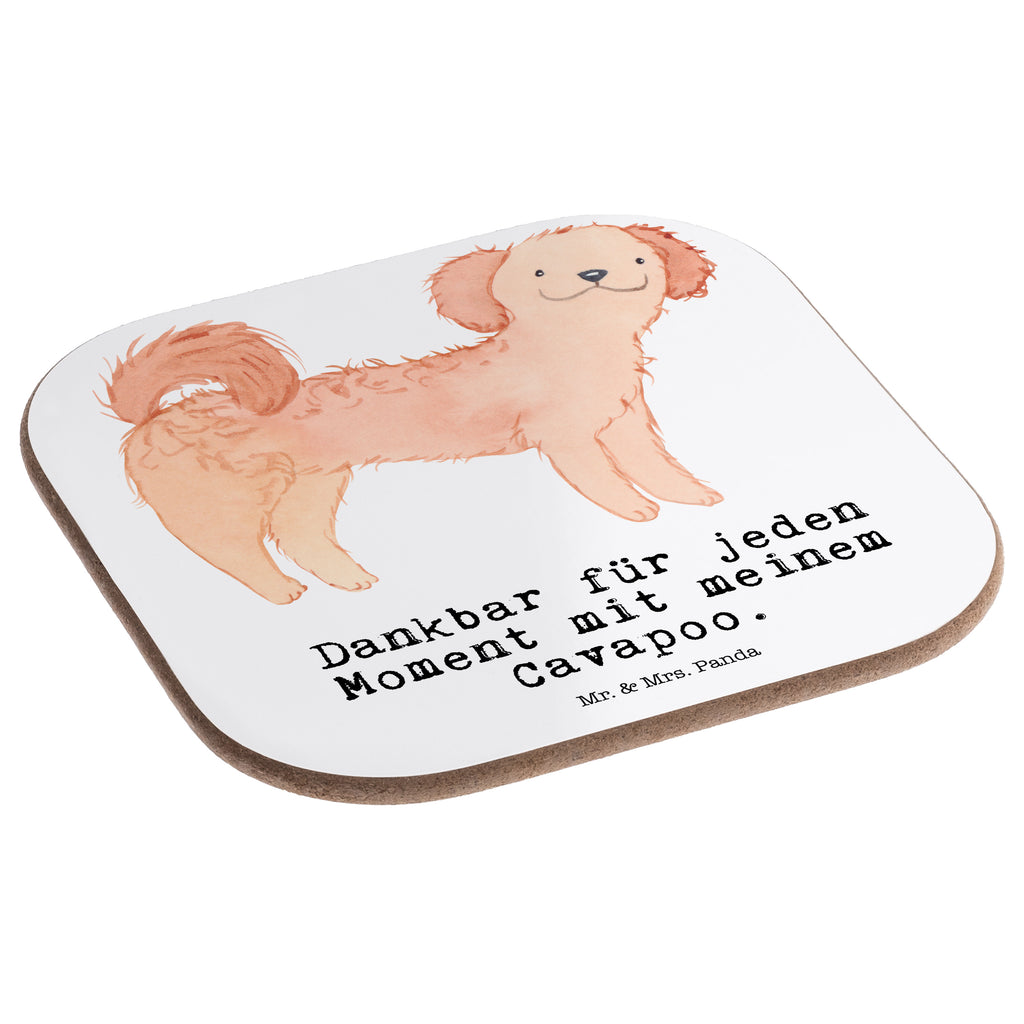 Quadratische Untersetzer Cavapoo Moment Bierdeckel, Glasuntersetzer, Untersetzer Gläser, Getränkeuntersetzer, Hund, Hunderasse, Rassehund, Hundebesitzer, Geschenk, Tierfreund, Schenken, Welpe, Cavapoo, Cavoodle