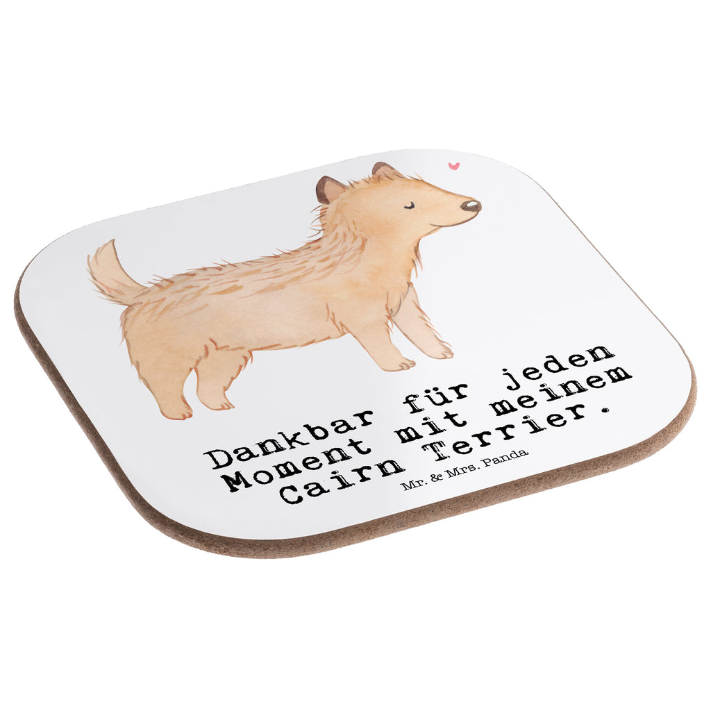 Quadratische Untersetzer Cairn Terrier Moment Bierdeckel, Glasuntersetzer, Untersetzer Gläser, Getränkeuntersetzer, Hund, Hunderasse, Rassehund, Hundebesitzer, Geschenk, Tierfreund, Schenken, Welpe, Cairn Terrier