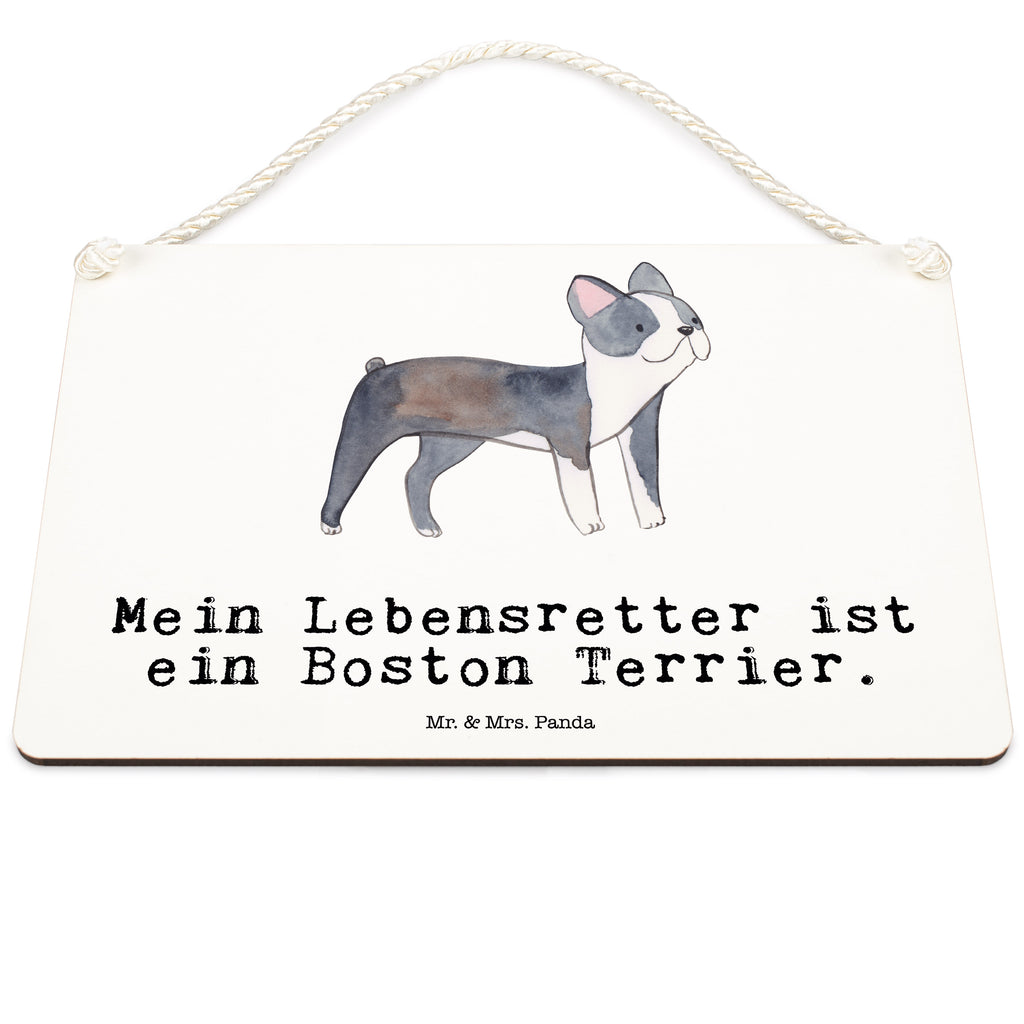 Deko Schild Boston Terrier Lebensretter Dekoschild, Deko Schild, Schild, Tür Schild, Türschild, Holzschild, Wandschild, Wanddeko, Hund, Hunderasse, Rassehund, Hundebesitzer, Geschenk, Tierfreund, Schenken, Welpe, Boston Terrier