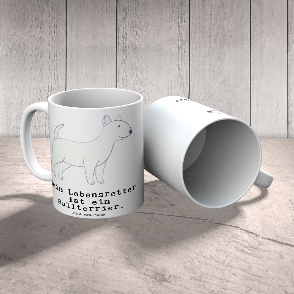 Tasse Bullterrier Lebensretter Bullterrier Becher, Kaffeetasse, Kaffeebecher, Tee, Frühstück, Büro  Hund, Hunderasse, Rassehund, Hundebesitzer, Geschenk, Tierfreund, Schenken, Welpe