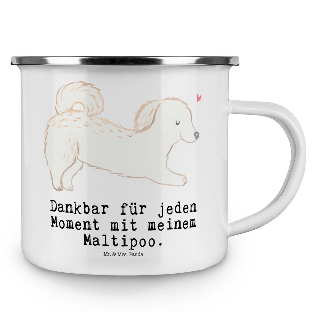 Camping Emaille Tasse Maltipoo Moment Campingtasse, Trinkbecher, Metalltasse, Outdoor Tasse, Emaille Trinkbecher, Blechtasse Outdoor, Emaille Campingbecher, Edelstahl Trinkbecher, Metalltasse für Camping, Kaffee Blechtasse, Camping Tasse Metall, Hund, Hunderasse, Rassehund, Hundebesitzer, Geschenk, Tierfreund, Schenken, Welpe, Maltipoo, Kreuzung, Mischling