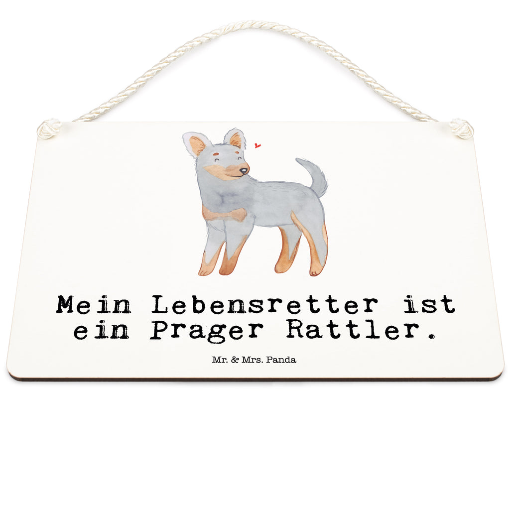 Deko Schild Prager Rattler Lebensretter Dekoschild, Deko Schild, Schild, Tür Schild, Türschild, Holzschild, Wandschild, Wanddeko, Hund, Hunderasse, Rassehund, Hundebesitzer, Geschenk, Tierfreund, Schenken, Welpe, Pincher, Prager Rattler