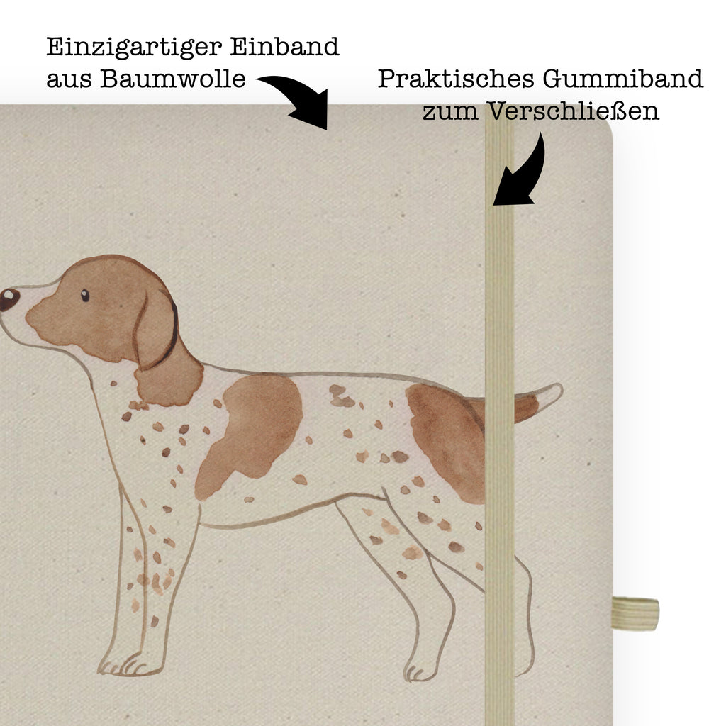DIN A6 Baumwoll Notizbuch Pointer Lebensretter Notizen, Eintragebuch, Tagebuch, Notizblock, Adressbuch, Journal, Kladde, Skizzenbuch, Notizheft, Schreibbuch, Schreibheft, Hund, Hunderasse, Rassehund, Hundebesitzer, Geschenk, Tierfreund, Schenken, Welpe, English Pointer, Pointer