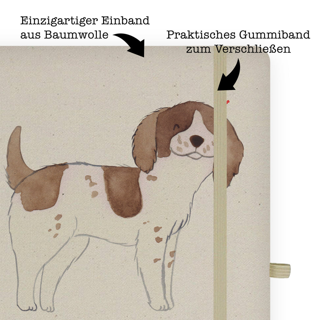 DIN A5 Baumwoll Notizbuch English Springer Spaniel Moment Notizen, Eintragebuch, Tagebuch, Notizblock, Adressbuch, Journal, Kladde, Skizzenbuch, Notizheft, Schreibbuch, Schreibheft, Hund, Hunderasse, Rassehund, Hundebesitzer, Geschenk, Tierfreund, Schenken, Welpe, English Springer Spaniel