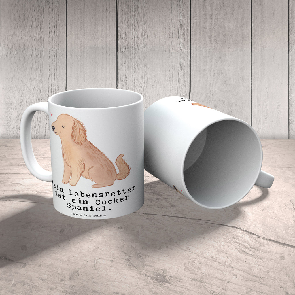 Tasse Cocker Spaniel Lebensretter Englische Cockerspaniel, Cocker Spaniel Becher, Kaffeetasse, Kaffeebecher, Tee, Frühstück, Büro  Hund, Hunderasse, Rassehund, Hundebesitzer, Geschenk, Tierfreund, Schenken, Welpe