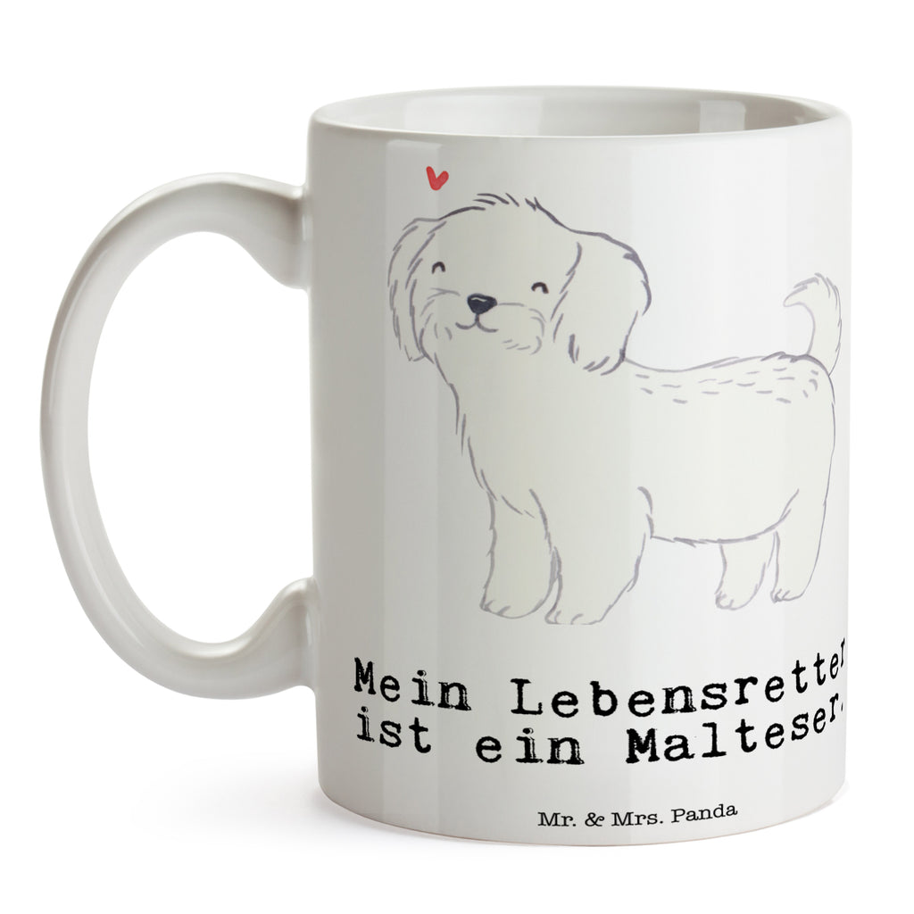 Tasse Malteser Lebensretter Malteser Becher, Kaffeetasse, Kaffeebecher, Tee, Frühstück, Büro  Hund, Hunderasse, Rassehund, Hundebesitzer, Geschenk, Tierfreund, Schenken, Welpe