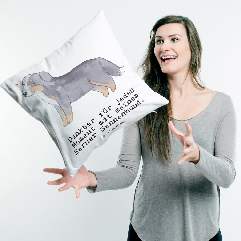 40x40 Kissen Berner Sennenhund Moment Kissenhülle, Kopfkissen, Sofakissen, Dekokissen, Motivkissen, Hund, Hunderasse, Rassehund, Hundebesitzer, Geschenk, Tierfreund, Schenken, Welpe, Dürrbächler, Berner Sennenhund