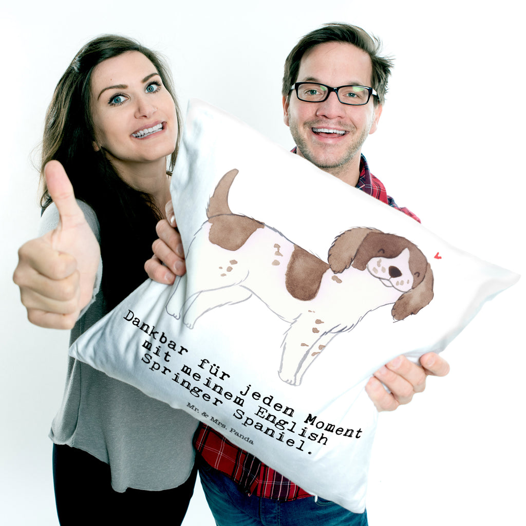40x40 Kissen English Springer Spaniel Moment Kissenhülle, Kopfkissen, Sofakissen, Dekokissen, Motivkissen, Hund, Hunderasse, Rassehund, Hundebesitzer, Geschenk, Tierfreund, Schenken, Welpe, English Springer Spaniel