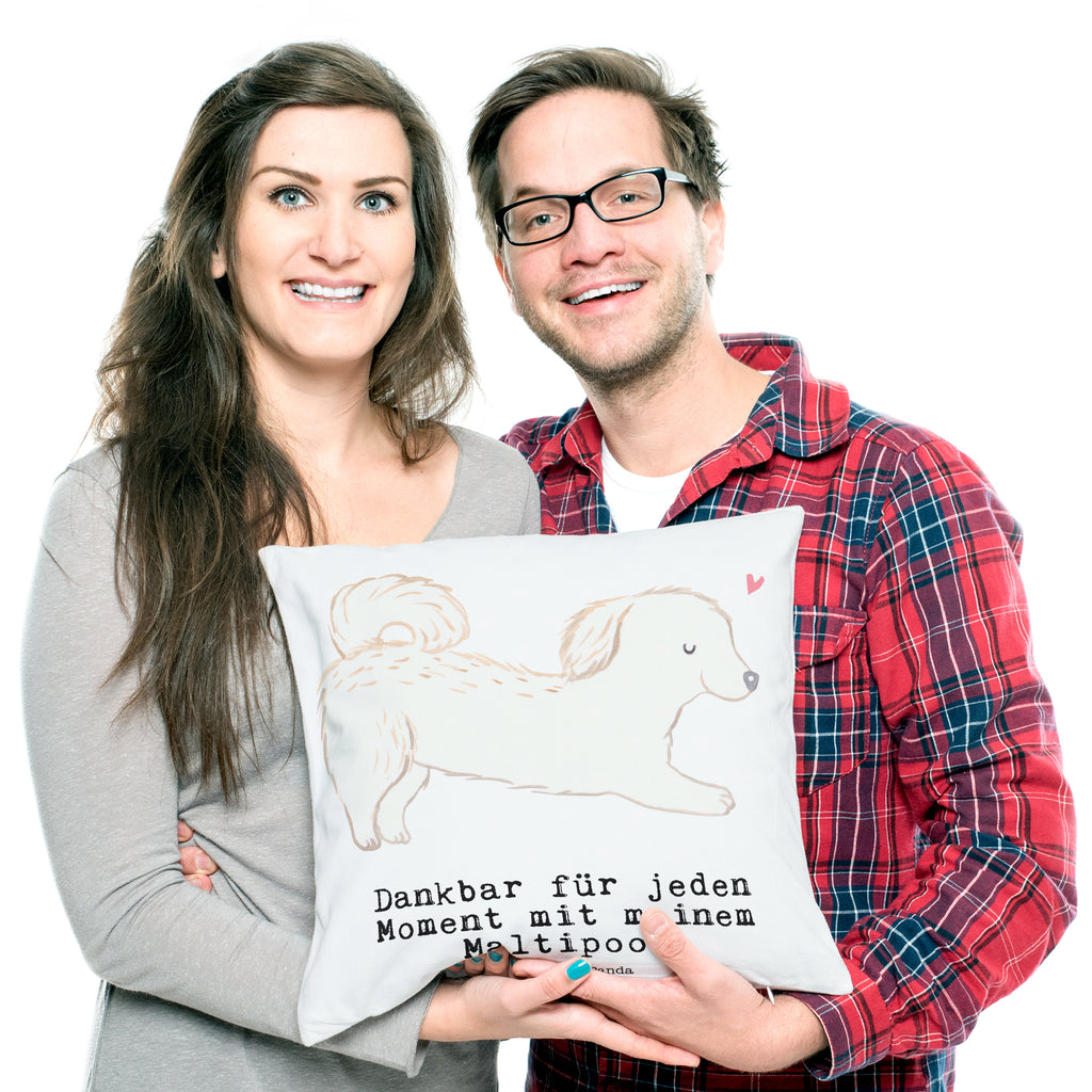 40x40 Kissen Maltipoo Moment Kissenhülle, Kopfkissen, Sofakissen, Dekokissen, Motivkissen, Hund, Hunderasse, Rassehund, Hundebesitzer, Geschenk, Tierfreund, Schenken, Welpe, Maltipoo, Kreuzung, Mischling