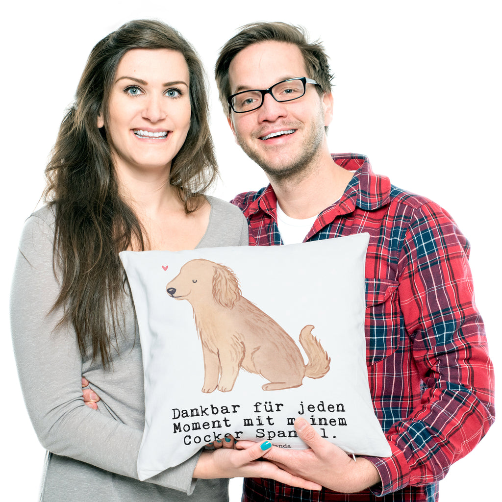 40x40 Kissen Cocker Spaniel Moment Kissenhülle, Kopfkissen, Sofakissen, Dekokissen, Motivkissen, Hund, Hunderasse, Rassehund, Hundebesitzer, Geschenk, Tierfreund, Schenken, Welpe, Englische Cockerspaniel, Cocker Spaniel