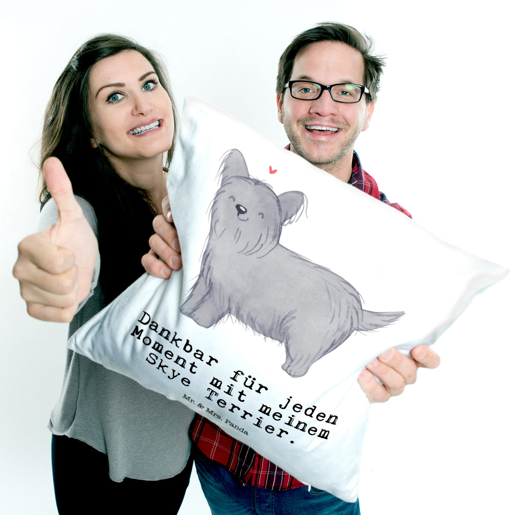 40x40 Kissen Skye Terrier Moment Kissenhülle, Kopfkissen, Sofakissen, Dekokissen, Motivkissen, Hund, Hunderasse, Rassehund, Hundebesitzer, Geschenk, Tierfreund, Schenken, Welpe, Skye Terrier, Terrier