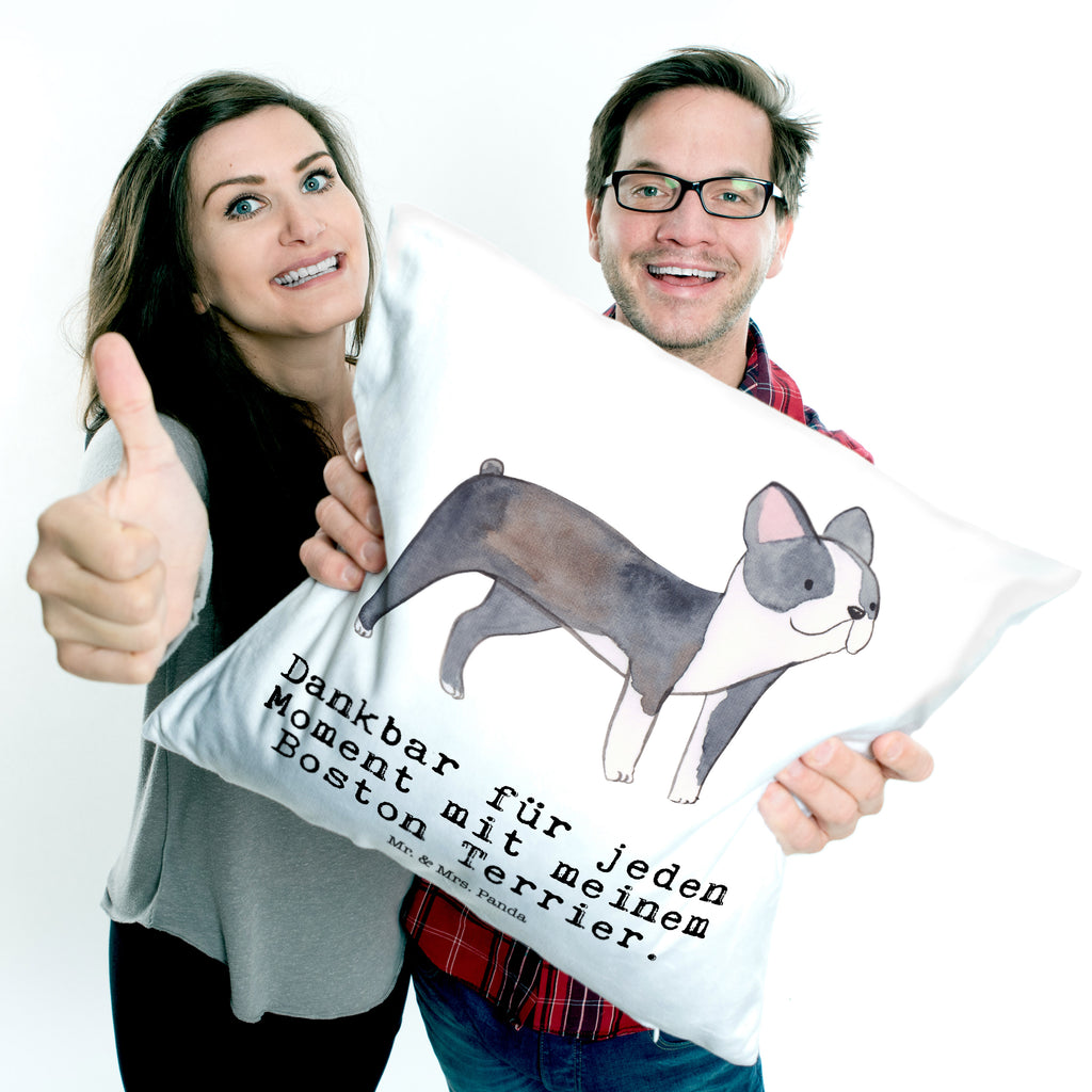 40x40 Kissen Boston Terrier Moment Kissenhülle, Kopfkissen, Sofakissen, Dekokissen, Motivkissen, Hund, Hunderasse, Rassehund, Hundebesitzer, Geschenk, Tierfreund, Schenken, Welpe, Boston Terrier