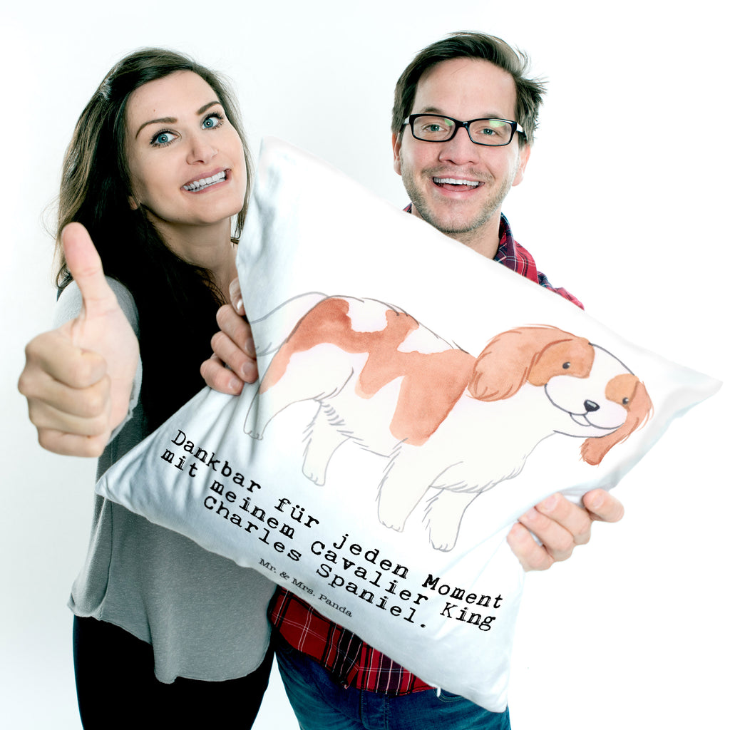 40x40 Kissen Cavalier King Charles Spaniel Moment Kissenhülle, Kopfkissen, Sofakissen, Dekokissen, Motivkissen, Hund, Hunderasse, Rassehund, Hundebesitzer, Geschenk, Tierfreund, Schenken, Welpe, Cavalier King Charles Spaniel