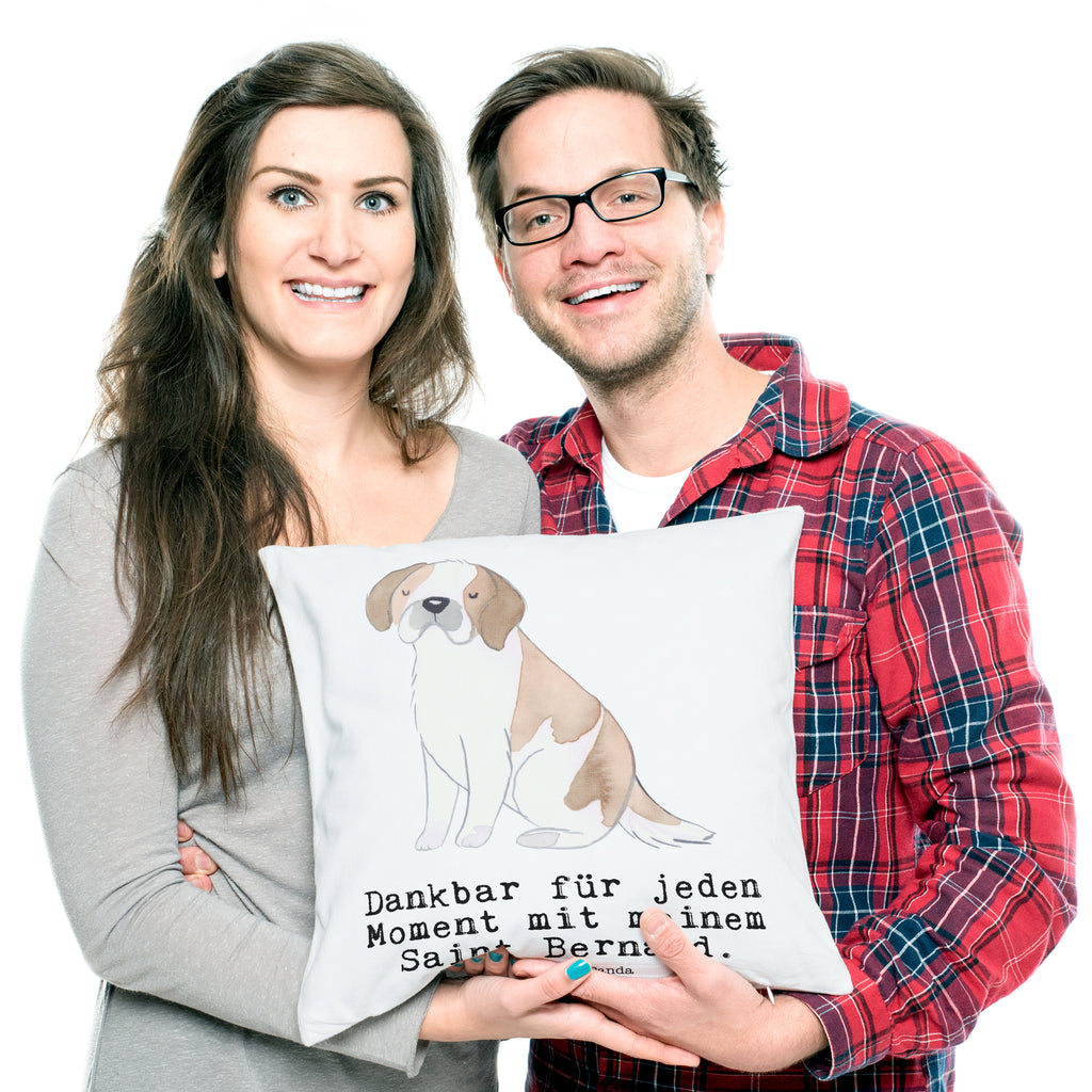 40x40 Kissen Saint Bernard Moment Kissenhülle, Kopfkissen, Sofakissen, Dekokissen, Motivkissen, Hund, Hunderasse, Rassehund, Hundebesitzer, Geschenk, Tierfreund, Schenken, Welpe, St. Bernhardshund, Chien du Saint-Bernard, Saint Bernard Dog, Perro San Bernardo, Saint Bernard