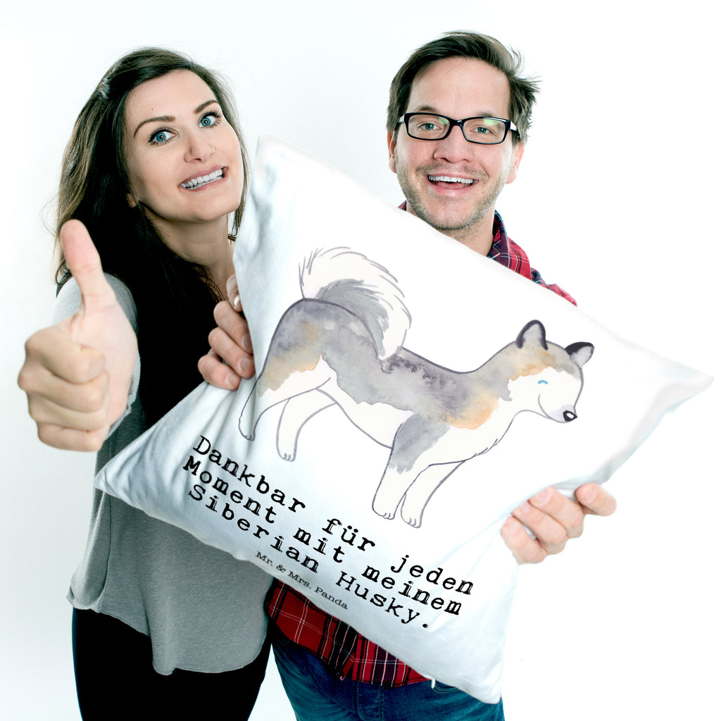 40x40 Kissen Siberian Husky Moment Kissenhülle, Kopfkissen, Sofakissen, Dekokissen, Motivkissen, Hund, Hunderasse, Rassehund, Hundebesitzer, Geschenk, Tierfreund, Schenken, Welpe, Siberian Husky