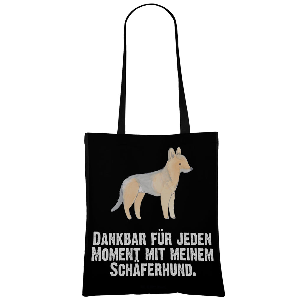 Tragetasche Schäferhund Moment Beuteltasche, Beutel, Einkaufstasche, Jutebeutel, Stoffbeutel, Hund, Hunderasse, Rassehund, Hundebesitzer, Geschenk, Tierfreund, Schenken, Welpe, Schäferhund, Deutscher Schäferhund