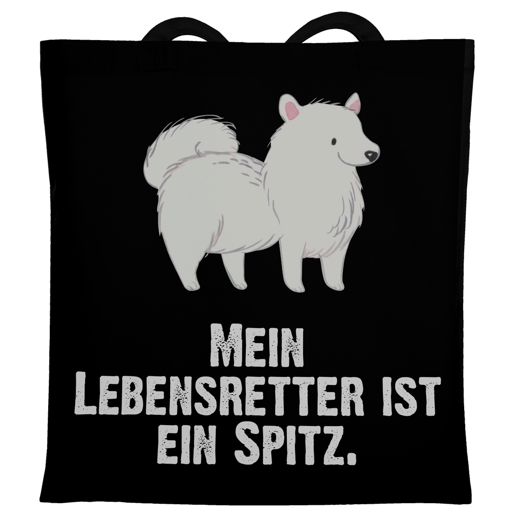 Tragetasche Spitz Lebensretter Beuteltasche, Beutel, Einkaufstasche, Jutebeutel, Stoffbeutel, Hund, Hunderasse, Rassehund, Hundebesitzer, Geschenk, Tierfreund, Schenken, Welpe, Spitz