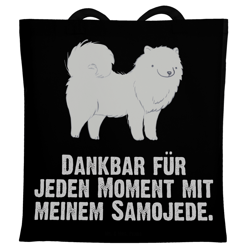 Tragetasche Samojede Moment Beuteltasche, Beutel, Einkaufstasche, Jutebeutel, Stoffbeutel, Hund, Hunderasse, Rassehund, Hundebesitzer, Geschenk, Tierfreund, Schenken, Welpe, Samojede, Samojedenhund, Samojedenspitz