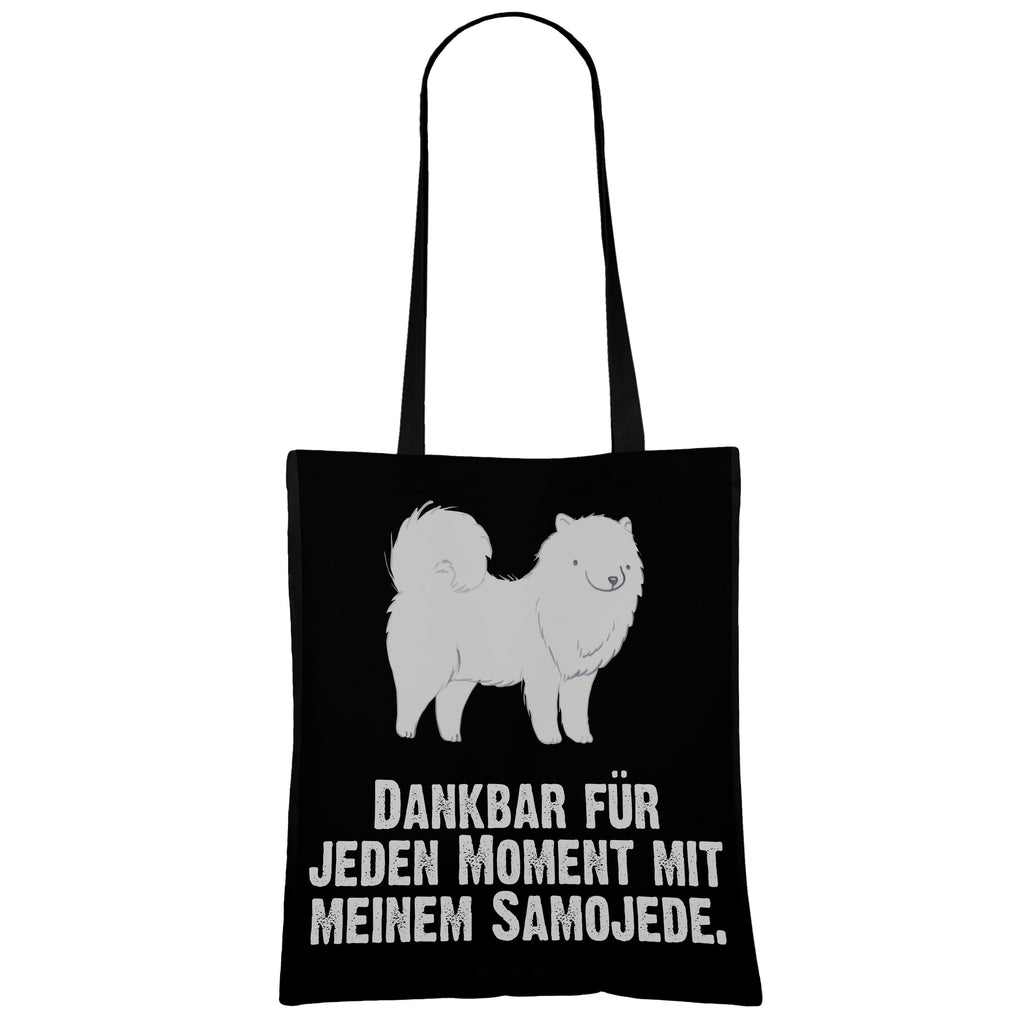 Tragetasche Samojede Moment Beuteltasche, Beutel, Einkaufstasche, Jutebeutel, Stoffbeutel, Hund, Hunderasse, Rassehund, Hundebesitzer, Geschenk, Tierfreund, Schenken, Welpe, Samojede, Samojedenhund, Samojedenspitz