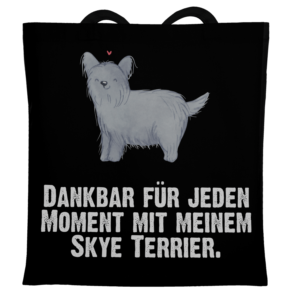 Tragetasche Skye Terrier Moment Beuteltasche, Beutel, Einkaufstasche, Jutebeutel, Stoffbeutel, Hund, Hunderasse, Rassehund, Hundebesitzer, Geschenk, Tierfreund, Schenken, Welpe, Skye Terrier, Terrier