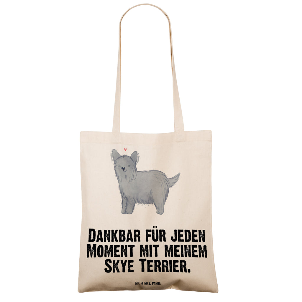 Tragetasche Skye Terrier Moment Beuteltasche, Beutel, Einkaufstasche, Jutebeutel, Stoffbeutel, Hund, Hunderasse, Rassehund, Hundebesitzer, Geschenk, Tierfreund, Schenken, Welpe, Skye Terrier, Terrier