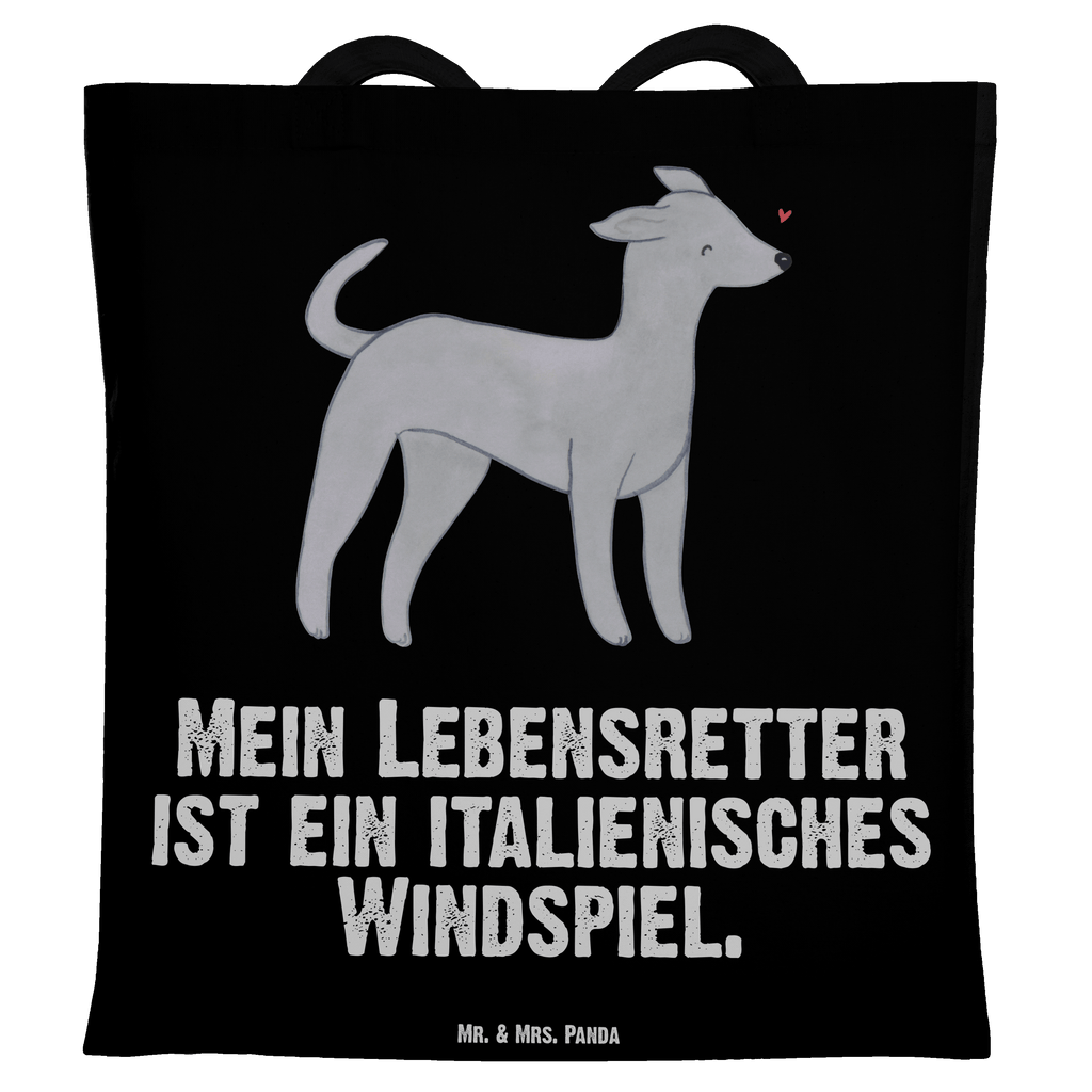 Tragetasche Italienisches Windspiel Lebensretter Beuteltasche, Beutel, Einkaufstasche, Jutebeutel, Stoffbeutel, Hund, Hunderasse, Rassehund, Hundebesitzer, Geschenk, Tierfreund, Schenken, Welpe, Italienisches Windspiel, Windhund, Italian Greyhound