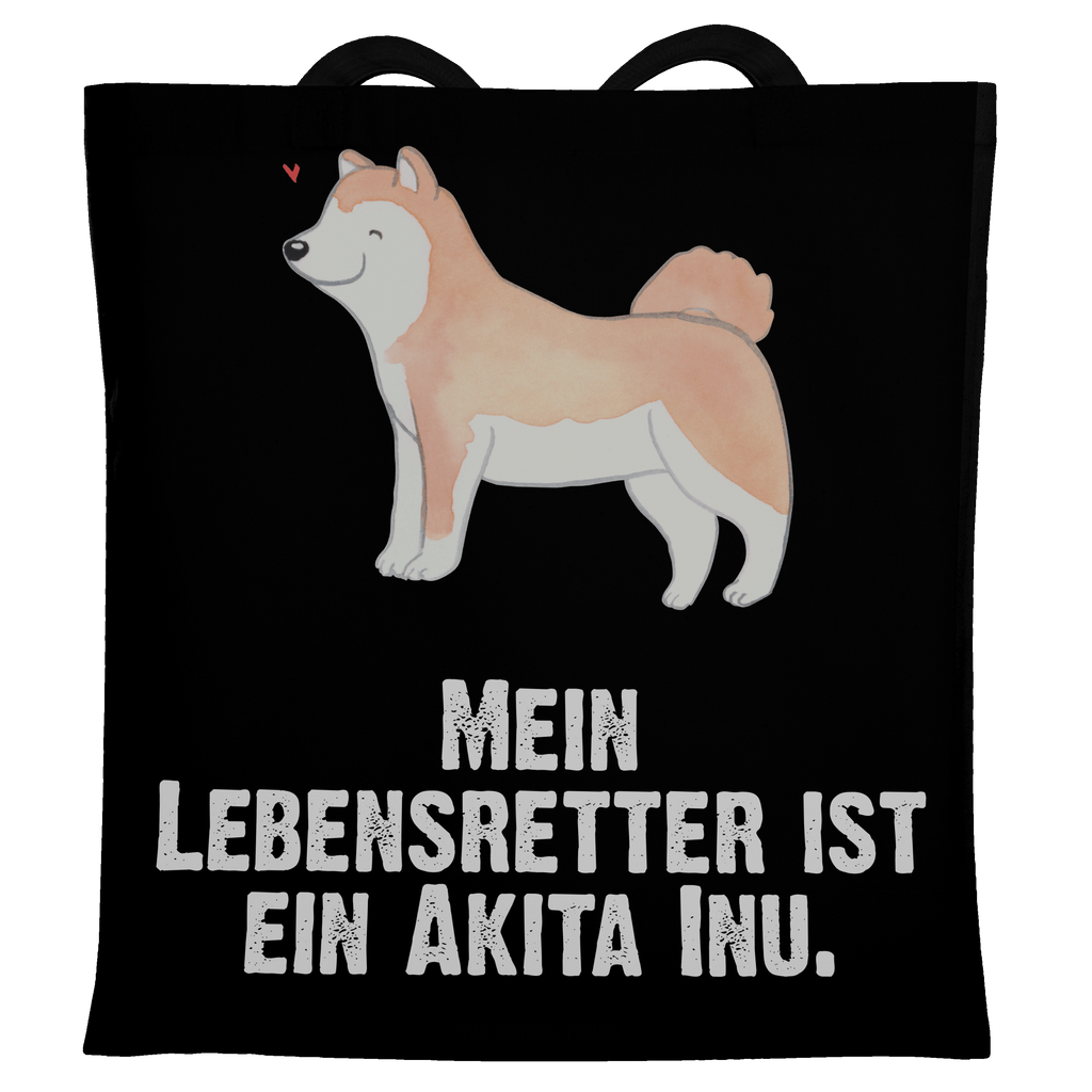 Tragetasche Akita Inu Lebensretter Beuteltasche, Beutel, Einkaufstasche, Jutebeutel, Stoffbeutel, Hund, Hunderasse, Rassehund, Hundebesitzer, Geschenk, Tierfreund, Schenken, Welpe