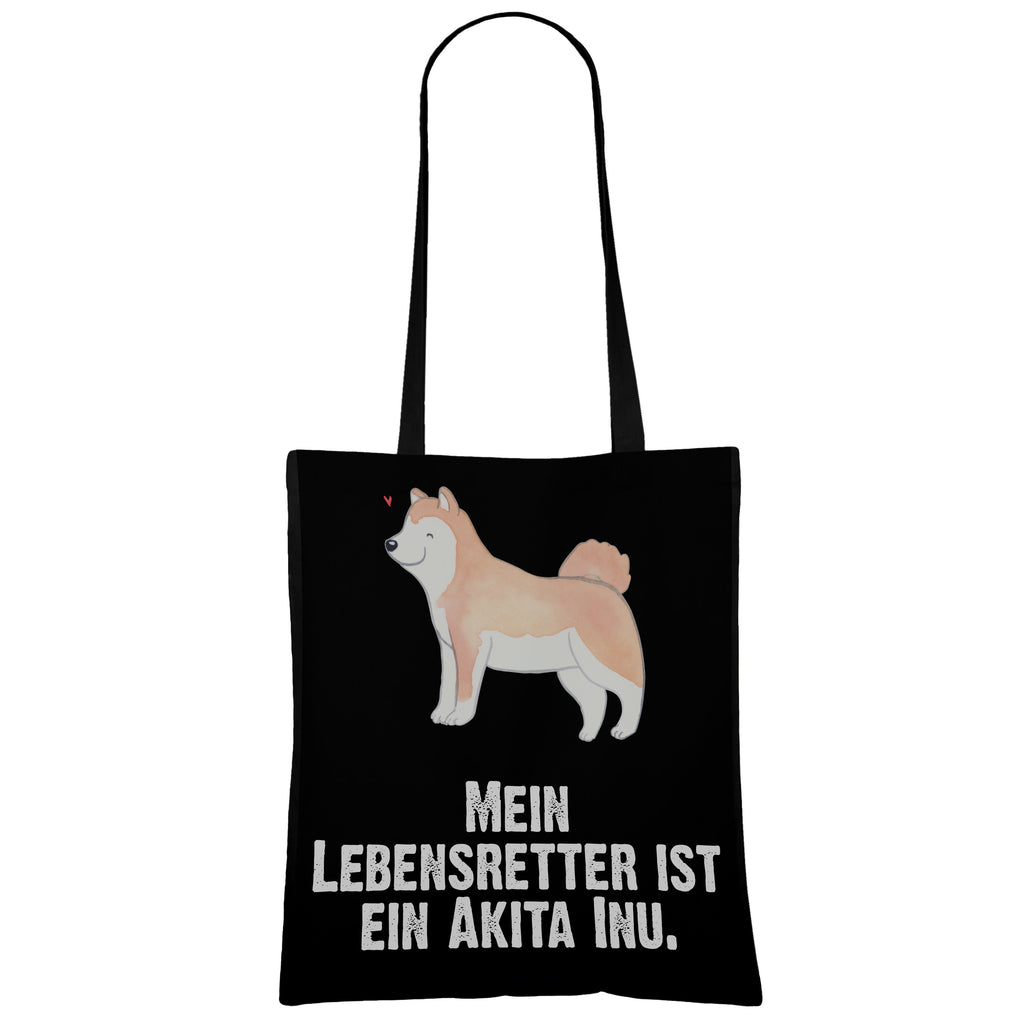Tragetasche Akita Inu Lebensretter Beuteltasche, Beutel, Einkaufstasche, Jutebeutel, Stoffbeutel, Hund, Hunderasse, Rassehund, Hundebesitzer, Geschenk, Tierfreund, Schenken, Welpe