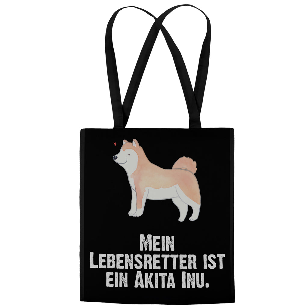 Tragetasche Akita Inu Lebensretter Beuteltasche, Beutel, Einkaufstasche, Jutebeutel, Stoffbeutel, Hund, Hunderasse, Rassehund, Hundebesitzer, Geschenk, Tierfreund, Schenken, Welpe