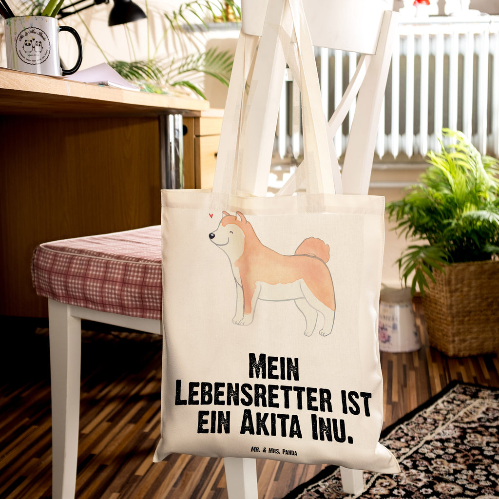 Tragetasche Akita Inu Lebensretter Beuteltasche, Beutel, Einkaufstasche, Jutebeutel, Stoffbeutel, Hund, Hunderasse, Rassehund, Hundebesitzer, Geschenk, Tierfreund, Schenken, Welpe