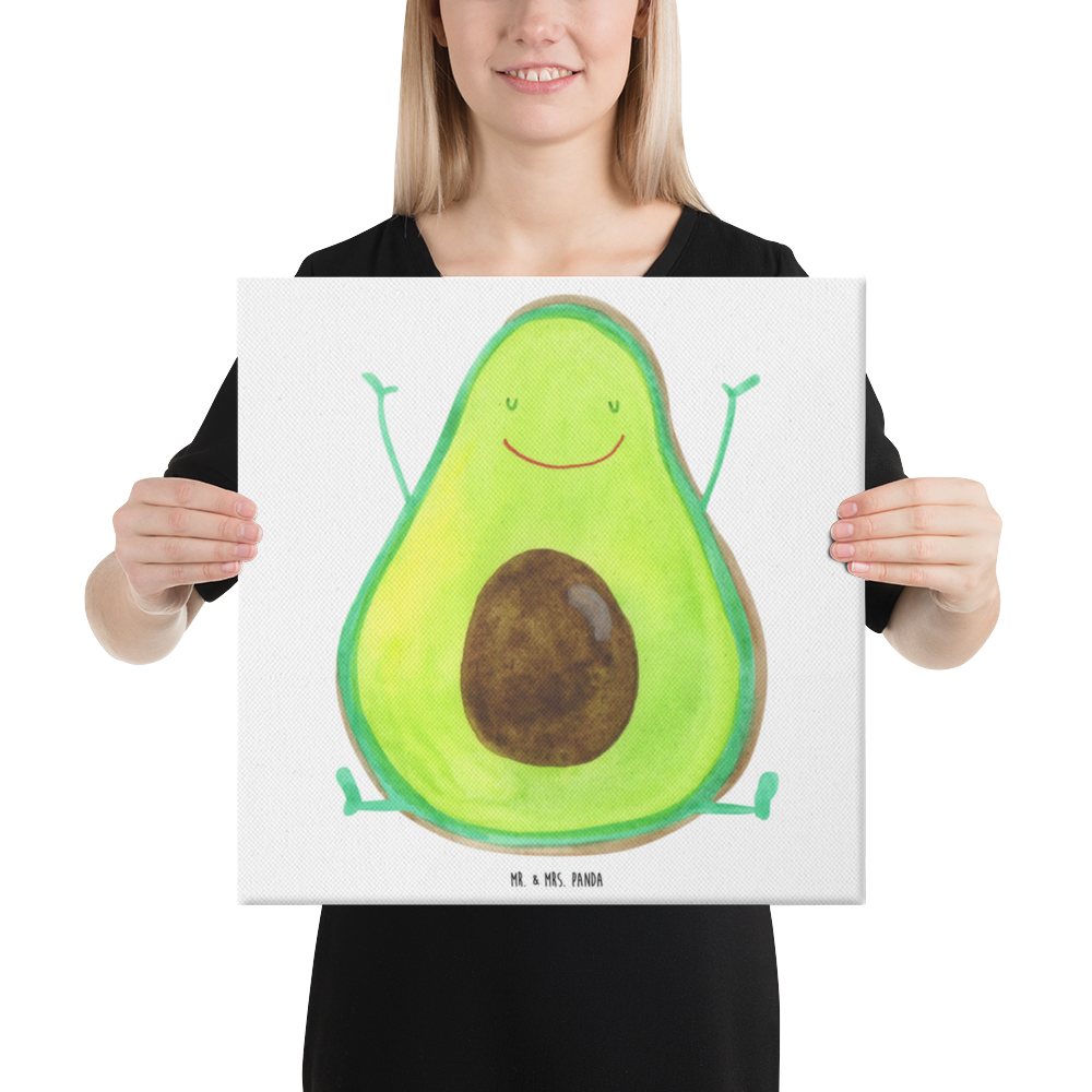 Leinwand Bild Avocado Happy Leinwand, Bild, Kunstdruck, Wanddeko, Dekoration, Avocado, Veggie, Vegan, Gesund, Chaos