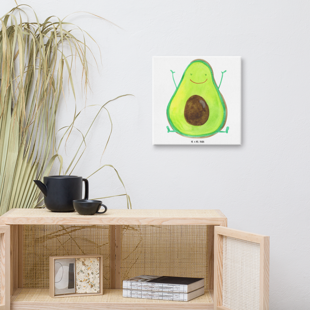 Leinwand Bild Avocado Happy Leinwand, Bild, Kunstdruck, Wanddeko, Dekoration, Avocado, Veggie, Vegan, Gesund, Chaos