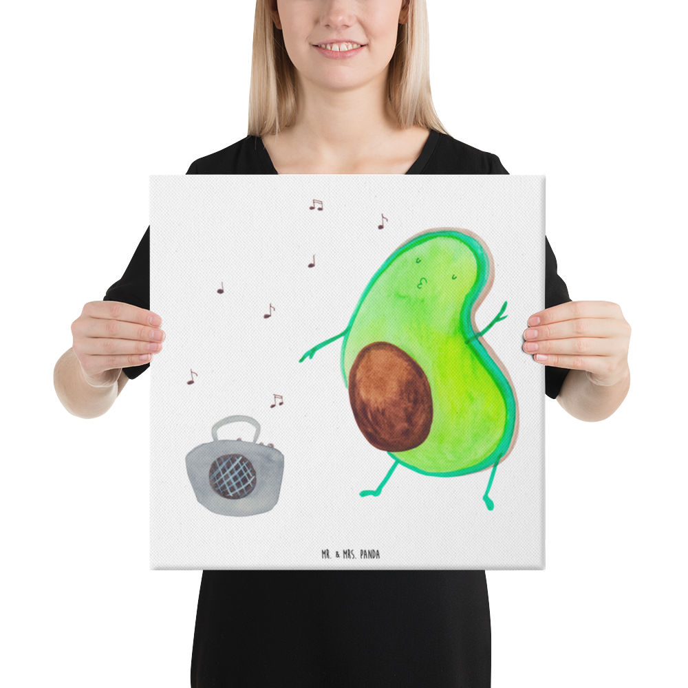 Leinwand Bild Avocado tanzt Leinwand, Bild, Kunstdruck, Wanddeko, Dekoration, Avocado, Veggie, Vegan, Gesund