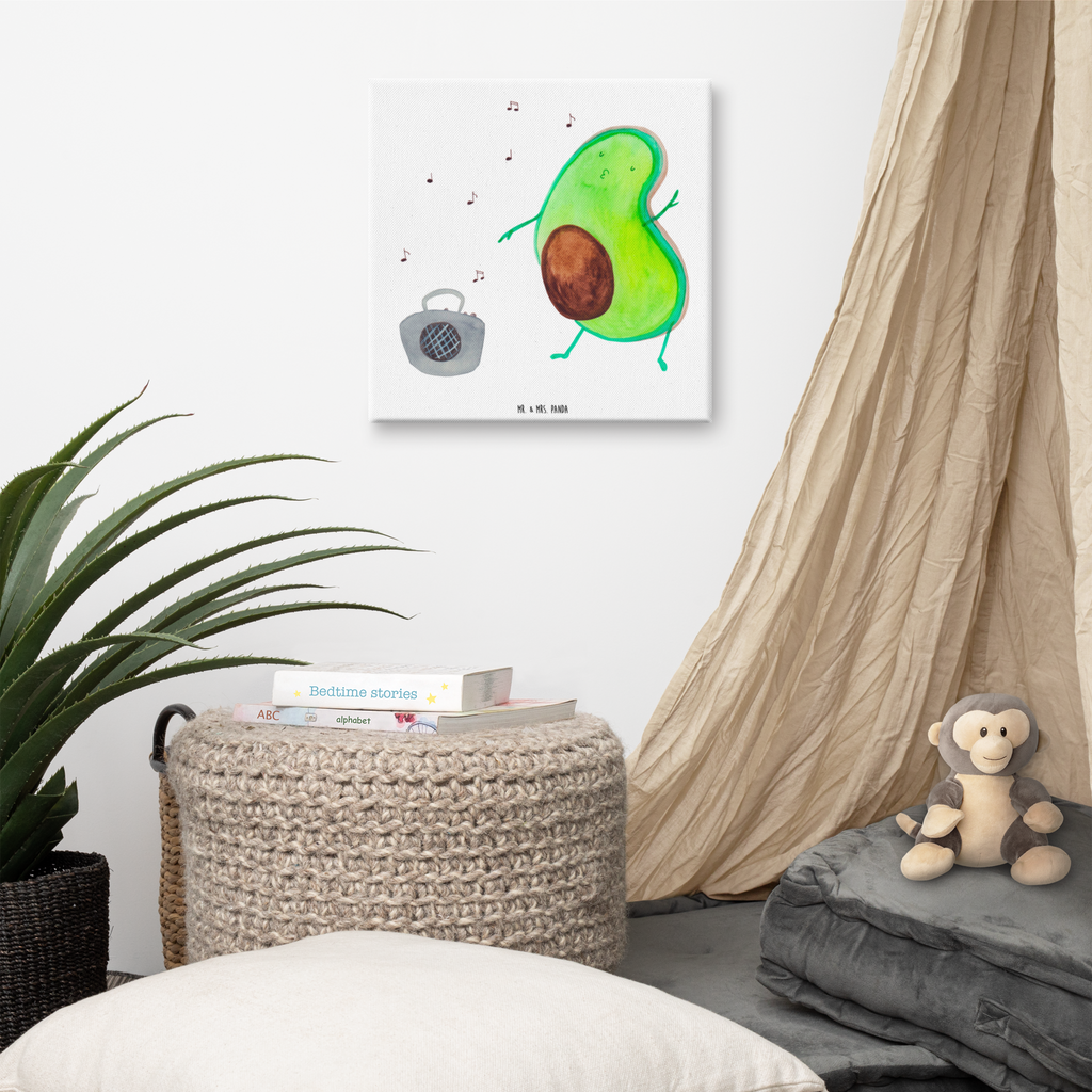 Leinwand Bild Avocado tanzt Leinwand, Bild, Kunstdruck, Wanddeko, Dekoration, Avocado, Veggie, Vegan, Gesund