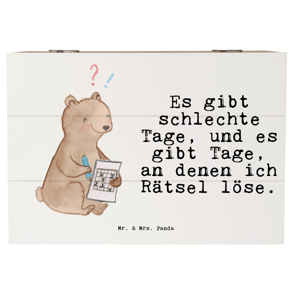 Holzkiste Bär Rätsel lösen Tage Holzkiste, Kiste, Schatzkiste, Truhe, Schatulle, XXL, Erinnerungsbox, Erinnerungskiste, Dekokiste, Aufbewahrungsbox, Geschenk, Sport, Sportart, Hobby, Schenken, Danke, Dankeschön, Auszeichnung, Gewinn, Sportler, Rätsel lösen, Kreuzworträtsel lösen, Knobeln, Gedächtnistraining, Gedächtnissport