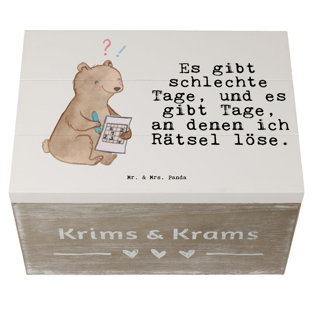 Holzkiste Bär Rätsel lösen Tage Holzkiste, Kiste, Schatzkiste, Truhe, Schatulle, XXL, Erinnerungsbox, Erinnerungskiste, Dekokiste, Aufbewahrungsbox, Geschenk, Sport, Sportart, Hobby, Schenken, Danke, Dankeschön, Auszeichnung, Gewinn, Sportler, Rätsel lösen, Kreuzworträtsel lösen, Knobeln, Gedächtnistraining, Gedächtnissport