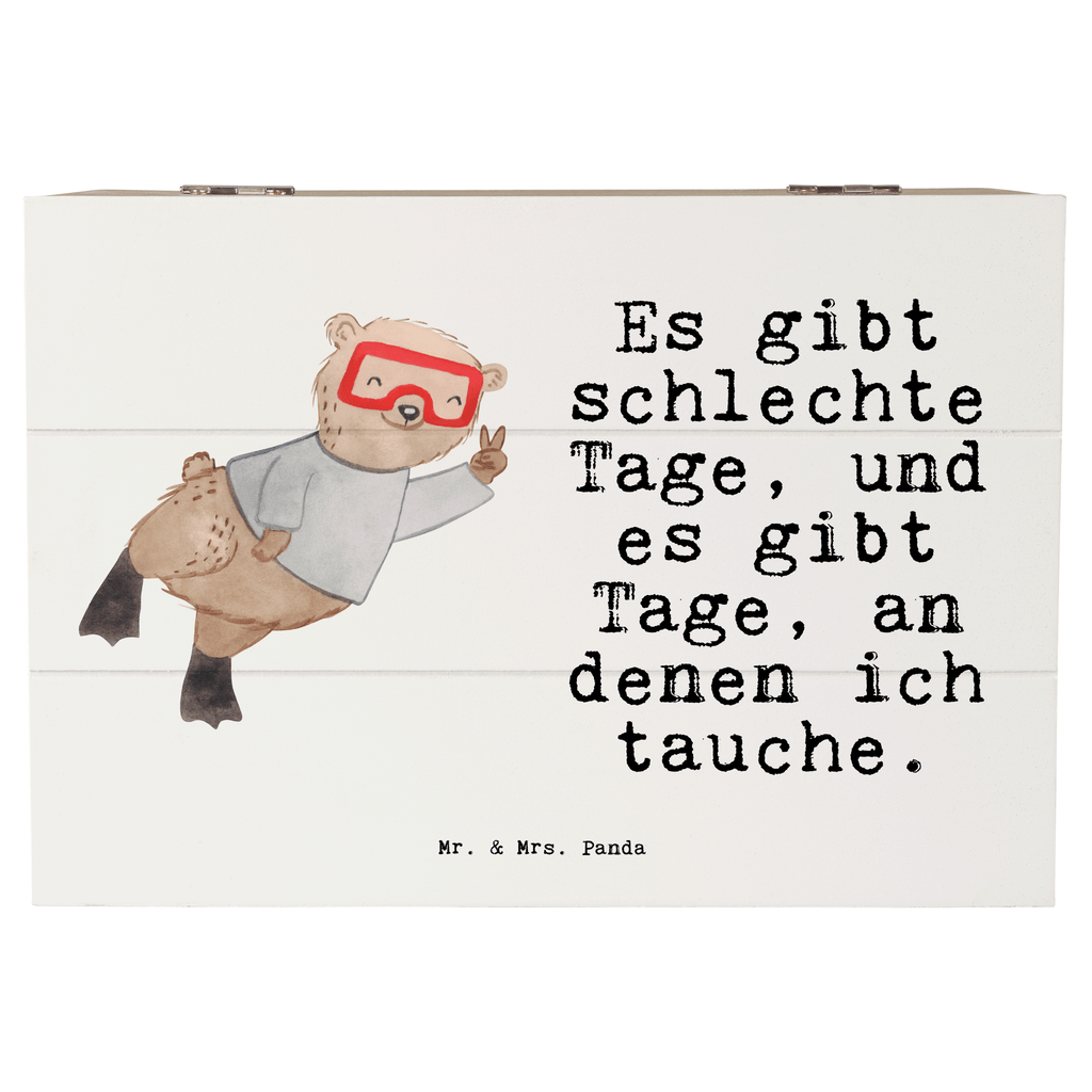 Holzkiste Bär Tauchen Tage Holzkiste, Kiste, Schatzkiste, Truhe, Schatulle, XXL, Erinnerungsbox, Erinnerungskiste, Dekokiste, Aufbewahrungsbox, Geschenk, Sport, Sportart, Hobby, Schenken, Danke, Dankeschön, Auszeichnung, Gewinn, Sportler, Tauchen, schnorcheln, Tauchgang, Tauchschule, Diving, Dive