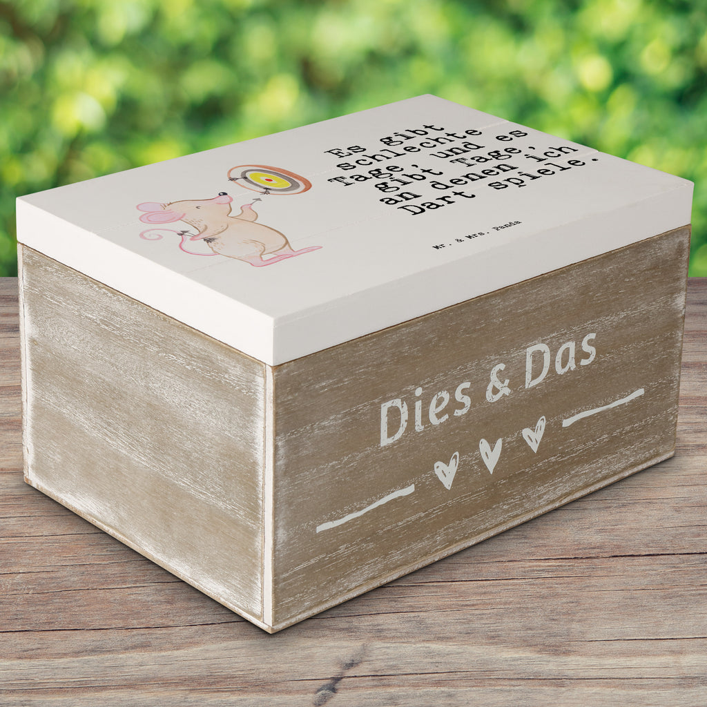Holzkiste Maus Dart spielen Tage Holzkiste, Kiste, Schatzkiste, Truhe, Schatulle, XXL, Erinnerungsbox, Erinnerungskiste, Dekokiste, Aufbewahrungsbox, Geschenk, Sport, Sportart, Hobby, Schenken, Danke, Dankeschön, Auszeichnung, Gewinn, Sportler, Dart spielen, Darten, Darts, Dart Turnier