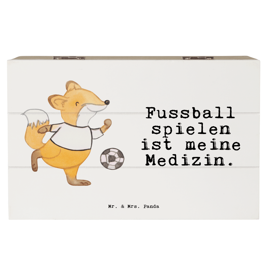 Holzkiste Fuchs Fußball spielen Medizin Holzkiste, Kiste, Schatzkiste, Truhe, Schatulle, XXL, Erinnerungsbox, Erinnerungskiste, Dekokiste, Aufbewahrungsbox, Geschenk, Sport, Sportart, Hobby, Schenken, Danke, Dankeschön, Auszeichnung, Gewinn, Sportler, Fußball, Soccer, Fußballer, Bolzen, Bolzplatz, Fußballerin