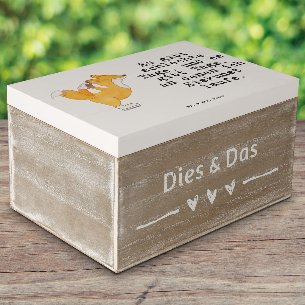 Holzkiste Fuchs Eiskunstläufer Tage Holzkiste, Kiste, Schatzkiste, Truhe, Schatulle, XXL, Erinnerungsbox, Erinnerungskiste, Dekokiste, Aufbewahrungsbox, Geschenk, Sport, Sportart, Hobby, Schenken, Danke, Dankeschön, Auszeichnung, Gewinn, Sportler, Eiskunstläufer, Eiskunstläuferin, Eiskunst
