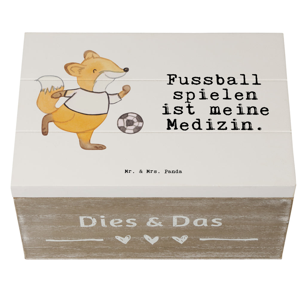 Holzkiste Fuchs Fußball spielen Medizin Holzkiste, Kiste, Schatzkiste, Truhe, Schatulle, XXL, Erinnerungsbox, Erinnerungskiste, Dekokiste, Aufbewahrungsbox, Geschenk, Sport, Sportart, Hobby, Schenken, Danke, Dankeschön, Auszeichnung, Gewinn, Sportler, Fußball, Soccer, Fußballer, Bolzen, Bolzplatz, Fußballerin