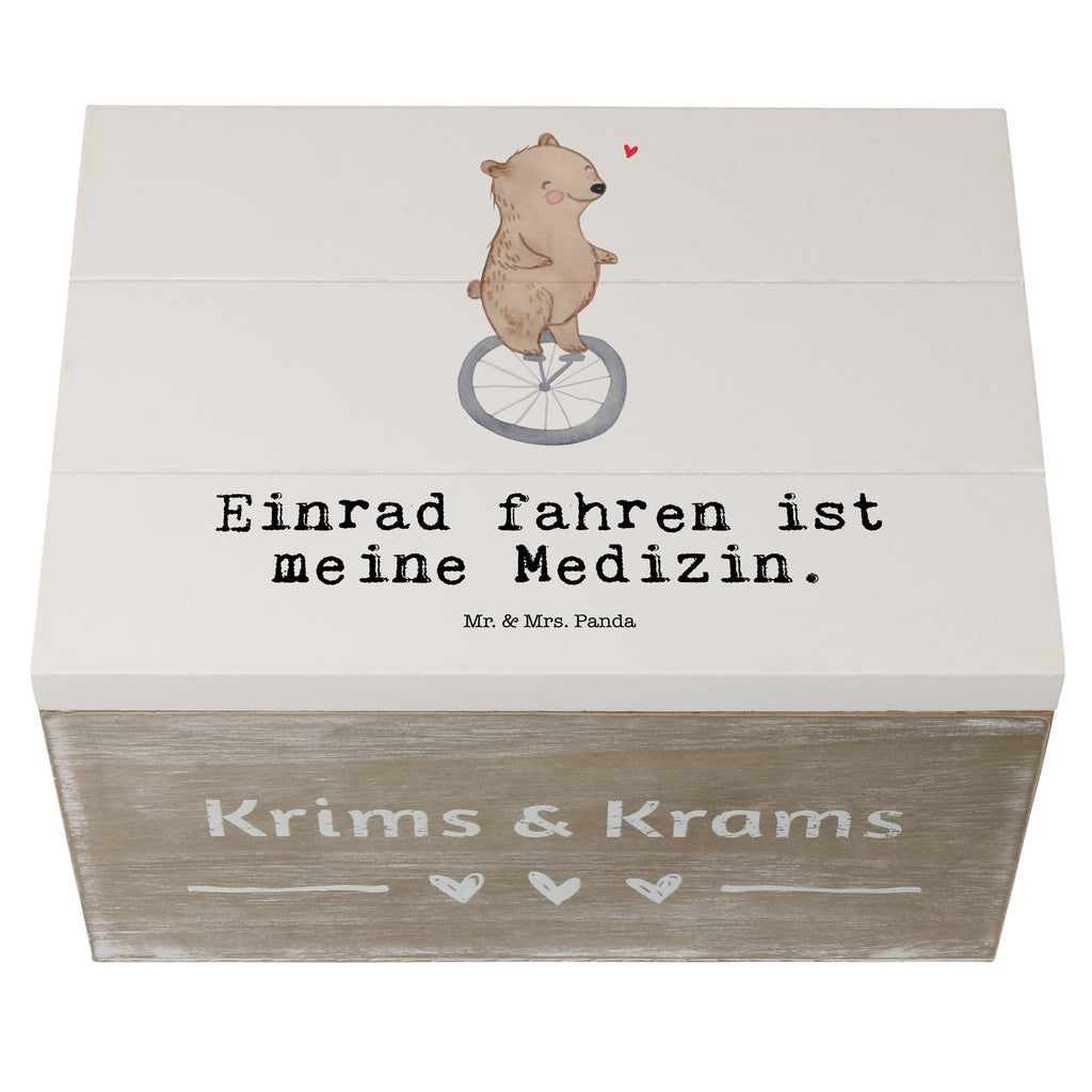 Holzkiste Bär Einrad fahren Medizin Holzkiste, Kiste, Schatzkiste, Truhe, Schatulle, XXL, Erinnerungsbox, Erinnerungskiste, Dekokiste, Aufbewahrungsbox, Geschenk, Sport, Sportart, Hobby, Schenken, Danke, Dankeschön, Auszeichnung, Gewinn, Sportler, Einrad fahren
